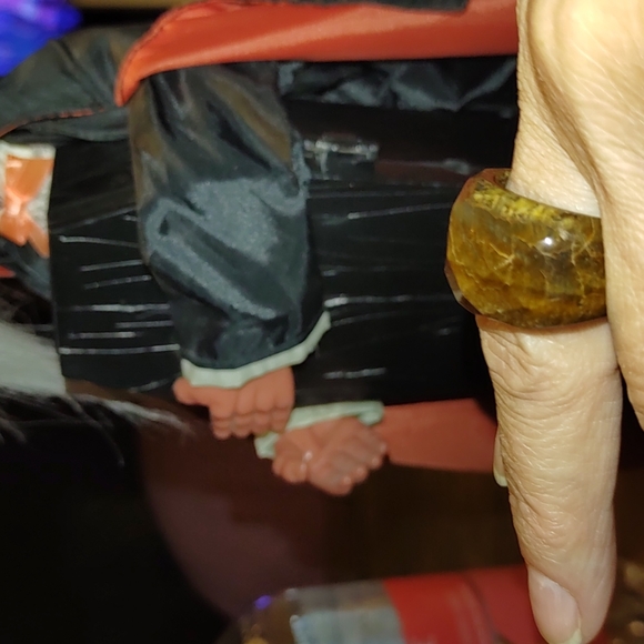 Solid Tigers Eye Ring - Picture 6 of 8